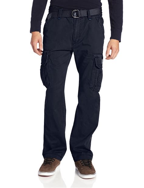 men's navy blue cargo pants.